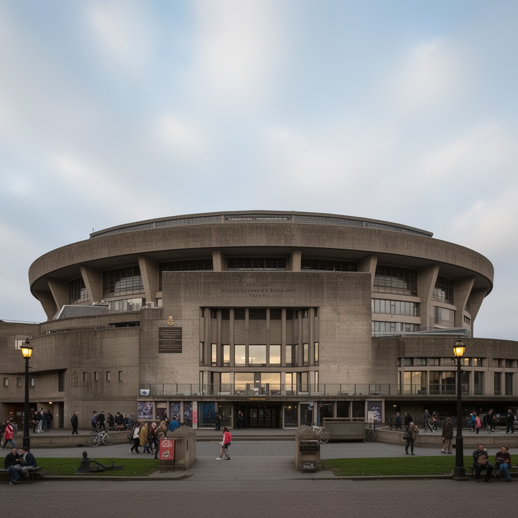 AI-generated illustration of Roger Stevens Building
