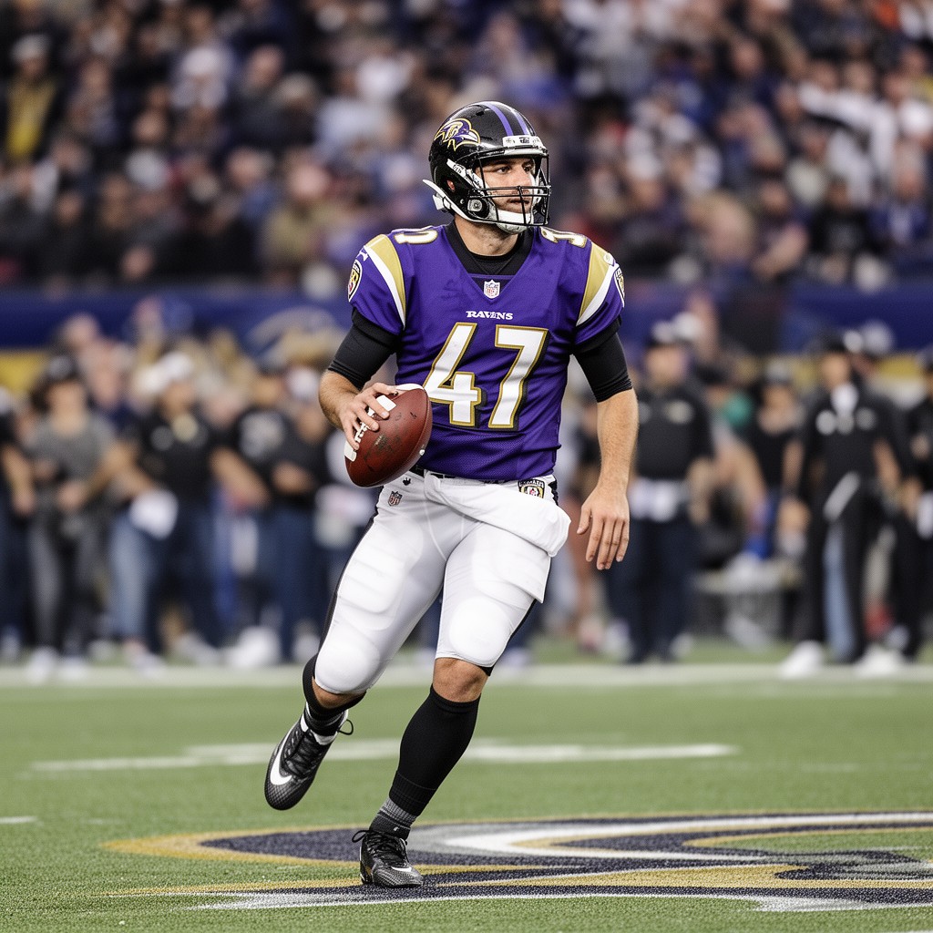 AI-generated illustration of Joe Flacco