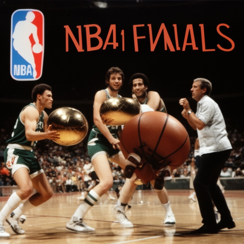 AI-generated illustration of 1981 NBA Finals