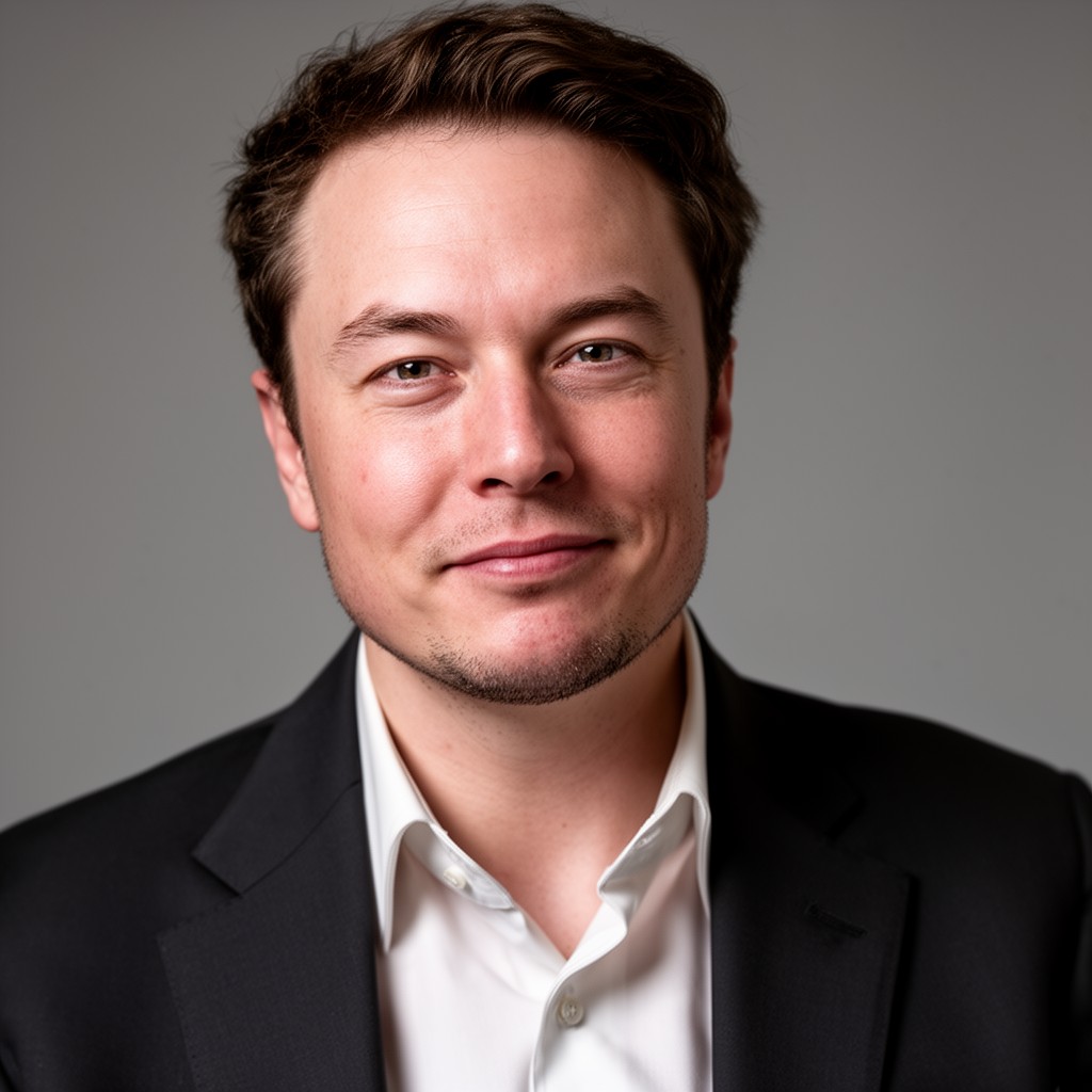 AI-generated illustration of Elon Musk
