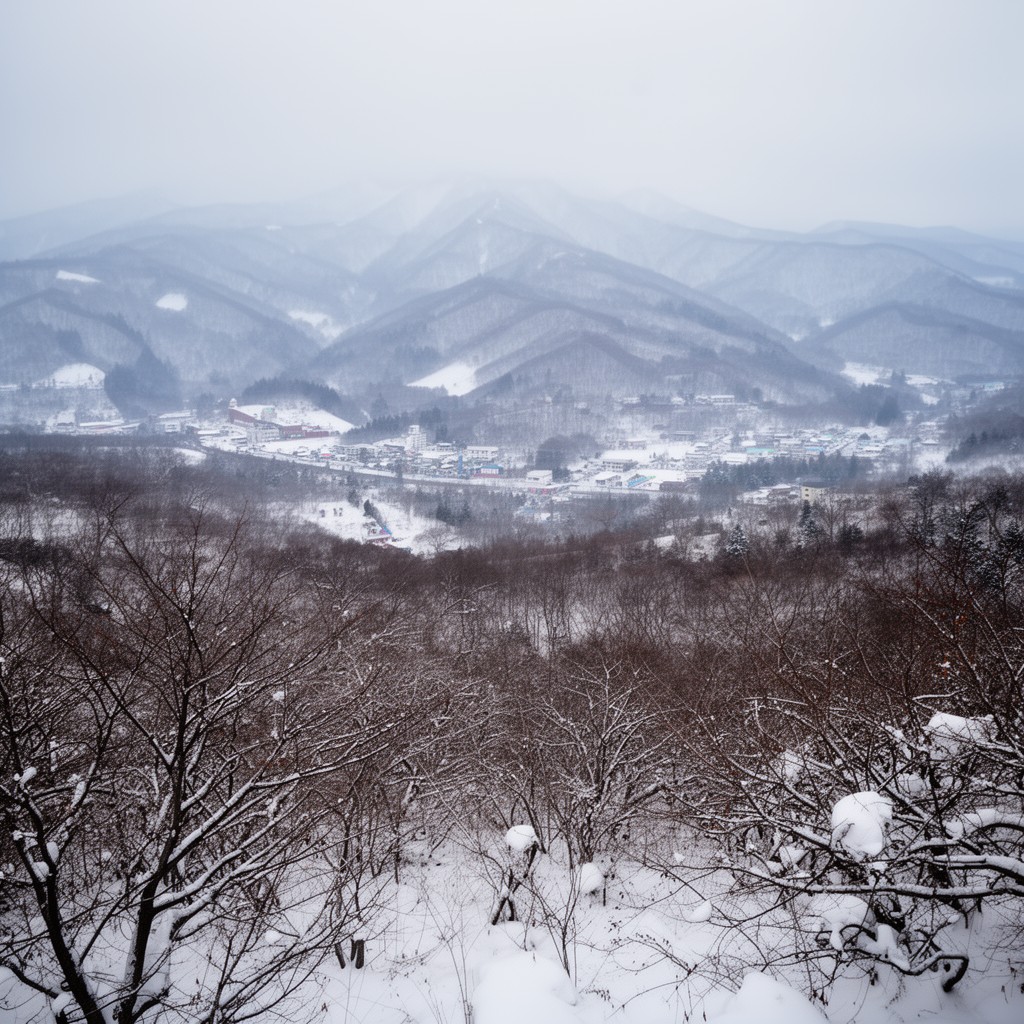 AI-generated illustration of Northern Japan