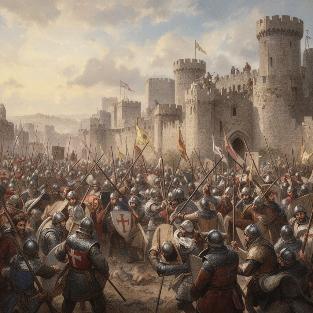 AI-generated illustration of Crusades