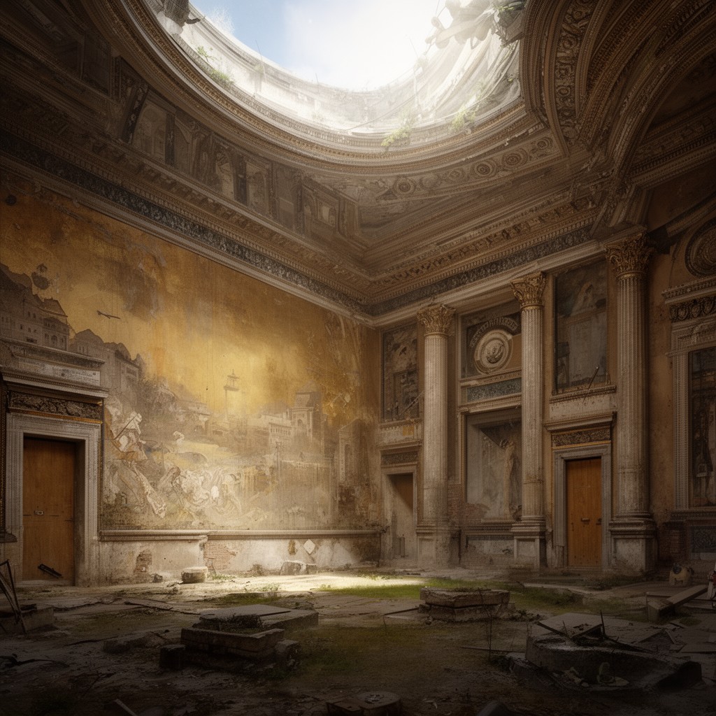 AI-generated illustration of Domus Aurea