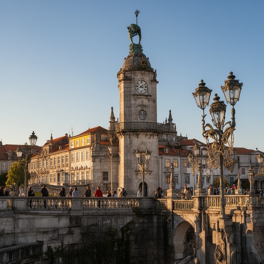 AI-generated illustration of University of Coimbra
