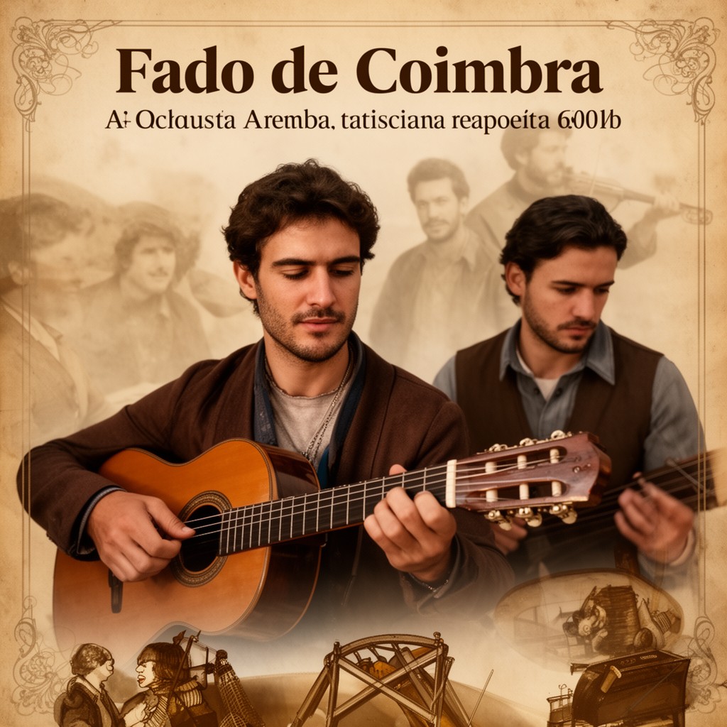 AI-generated illustration of Fado de Coimbra