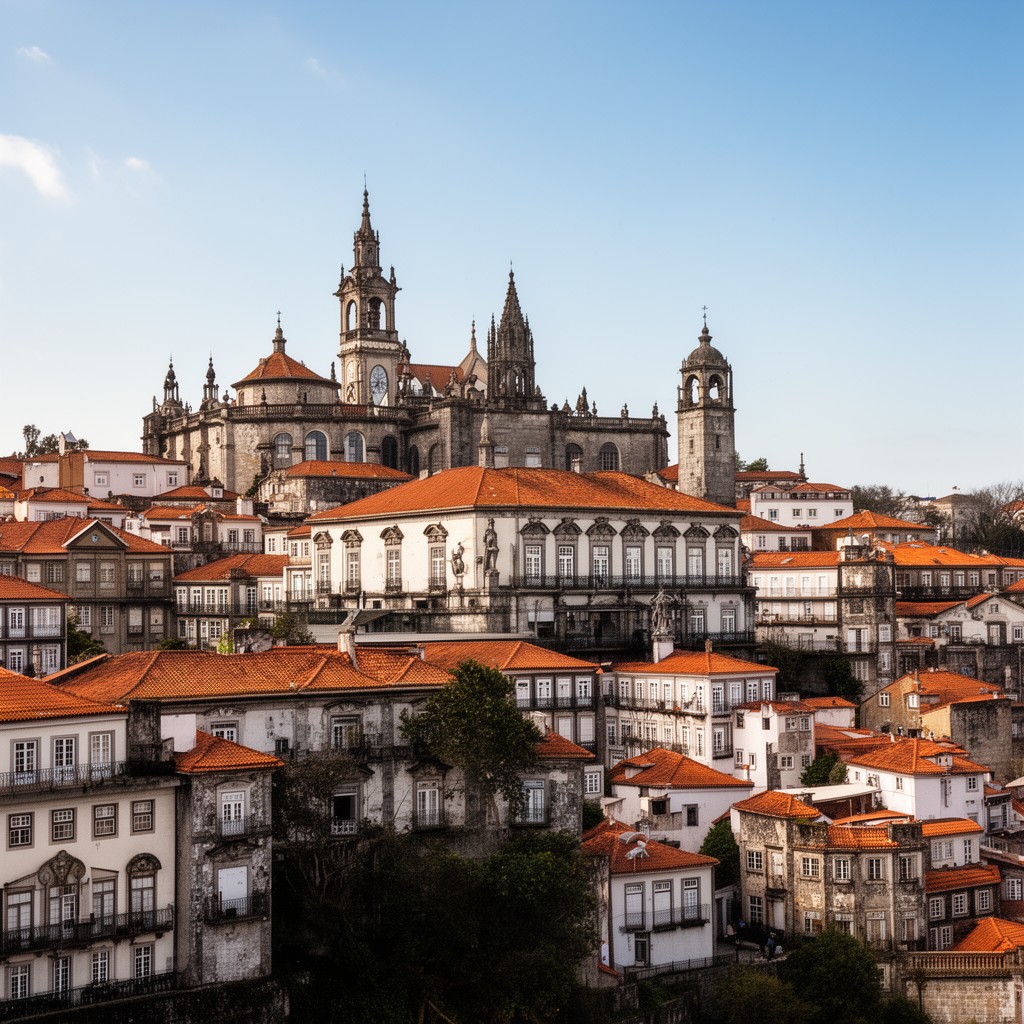 AI-generated illustration of UNESCO World Heritage Site (University of Coimbra – Alta and Sofia)