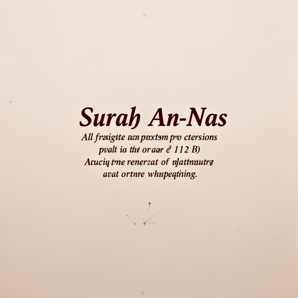 AI-generated illustration of Surah An-Nas