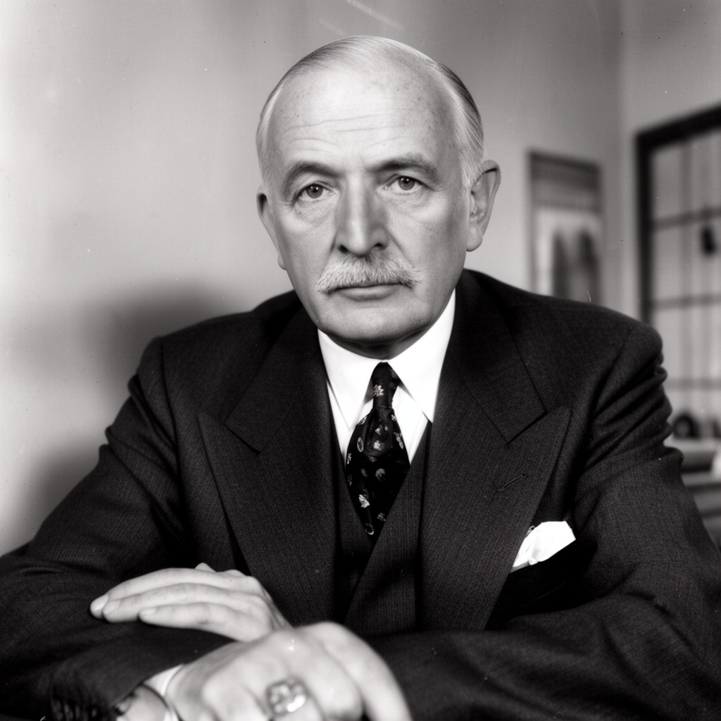 AI-generated illustration of Wilhelm Miklas