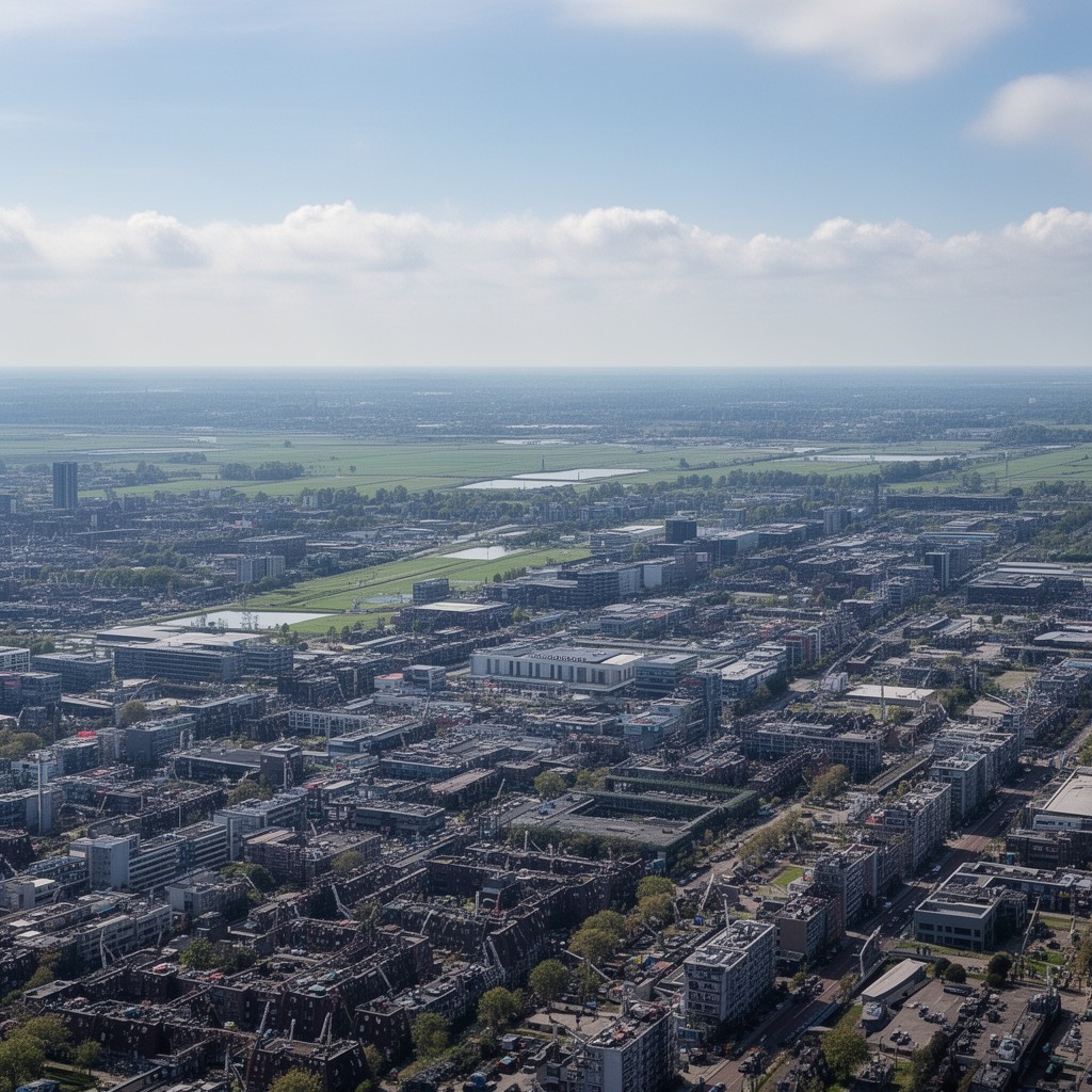 AI-generated illustration of Hoofddorp