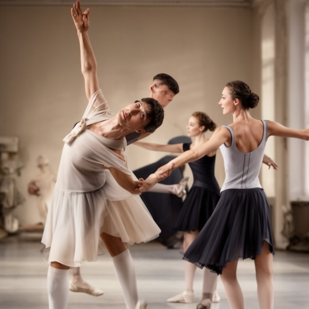 AI-generated illustration of George Balanchine