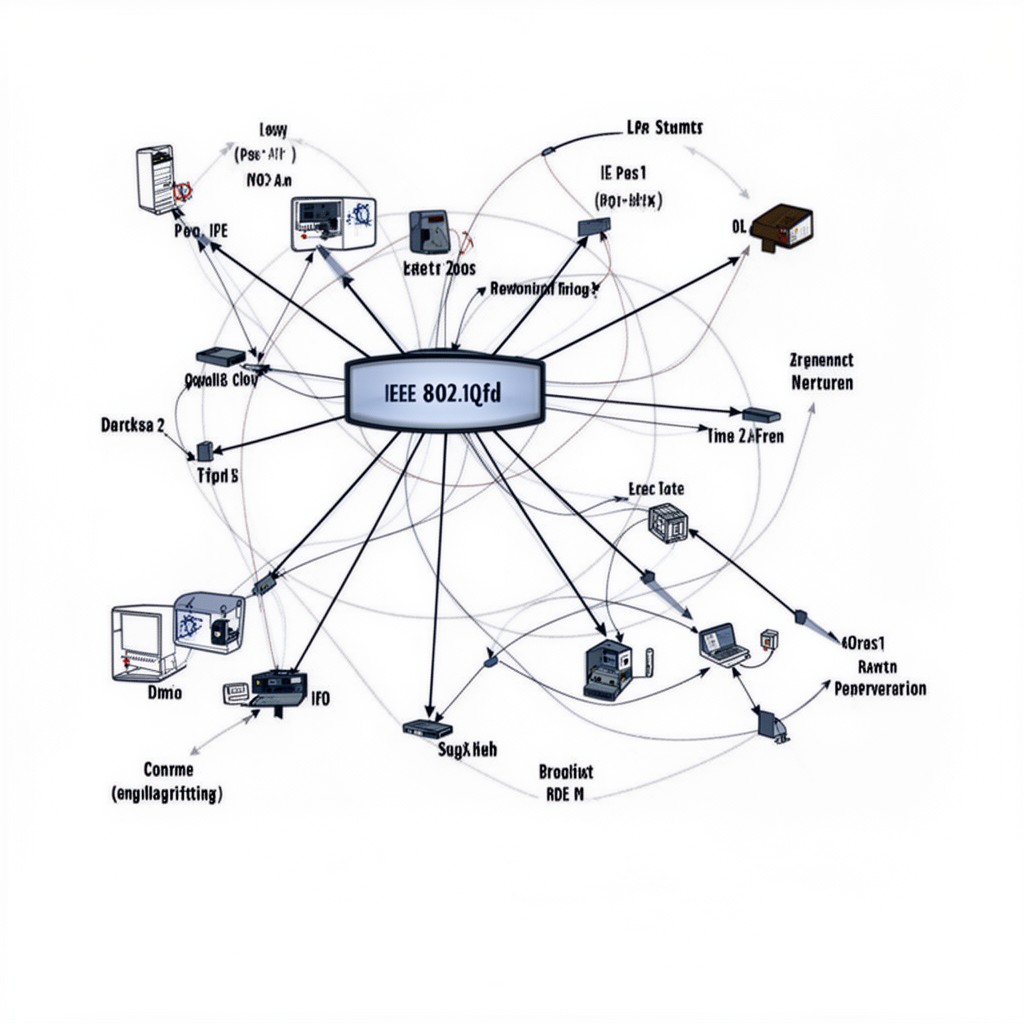 AI-generated illustration of IEEE 802.1Qfd