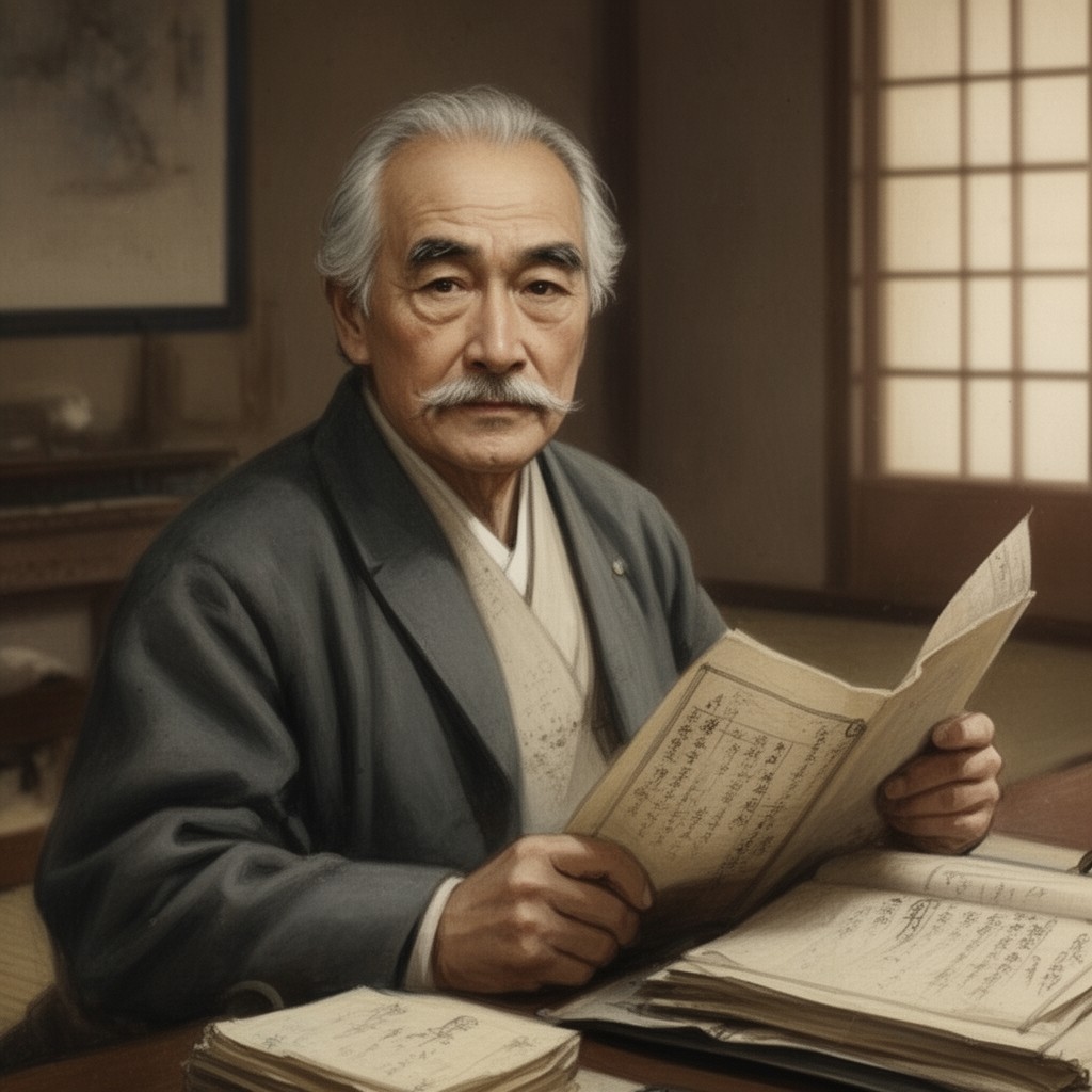 AI-generated illustration of Kume Kunitake