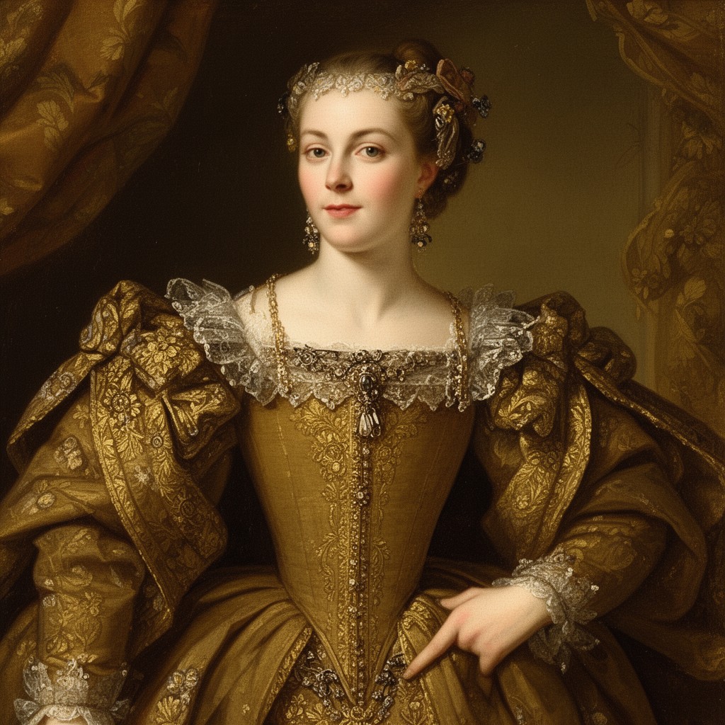 AI-generated illustration of Maria Anna of Neuburg