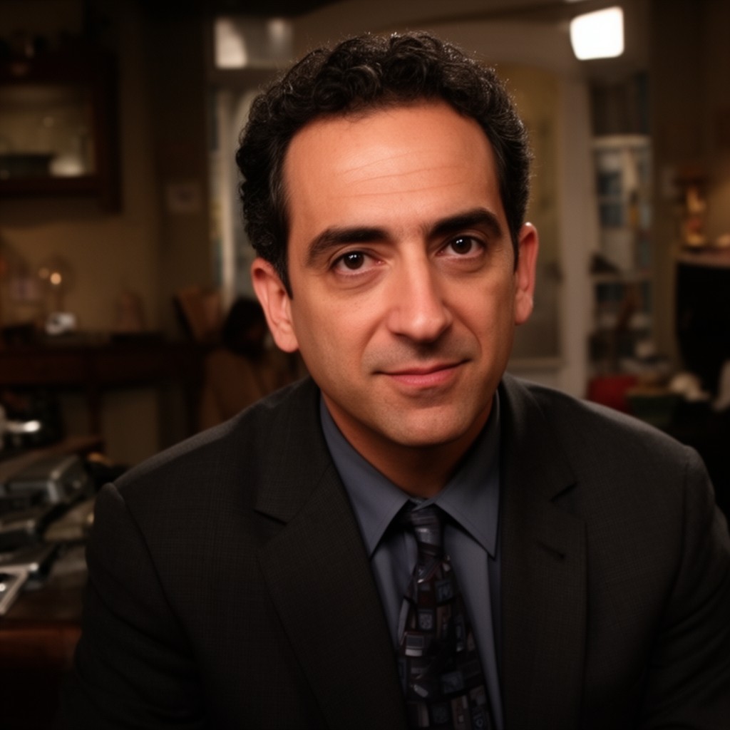 AI-generated illustration of Tony Shalhoub