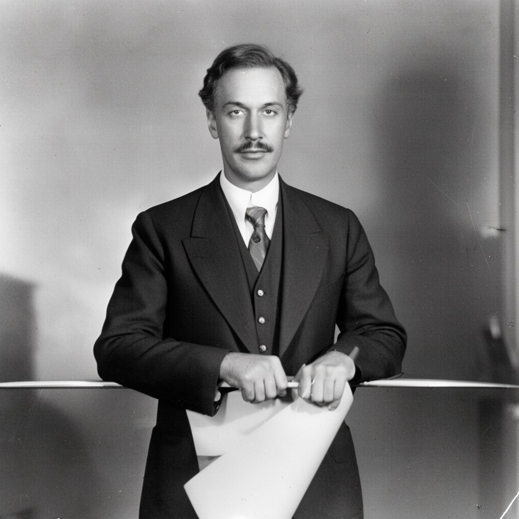 AI-generated illustration of Jacques Samossoud