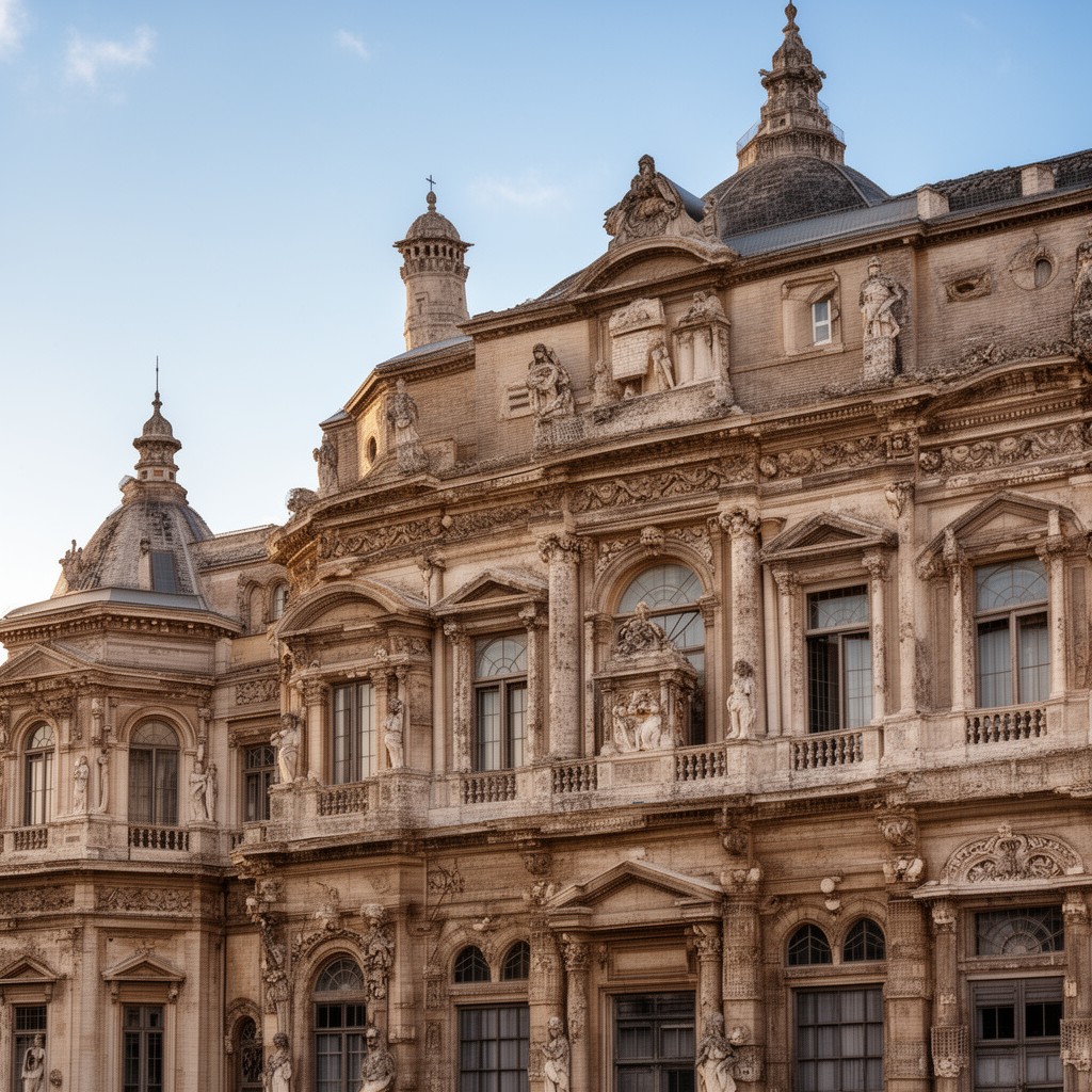AI-generated illustration of Renaissance architecture