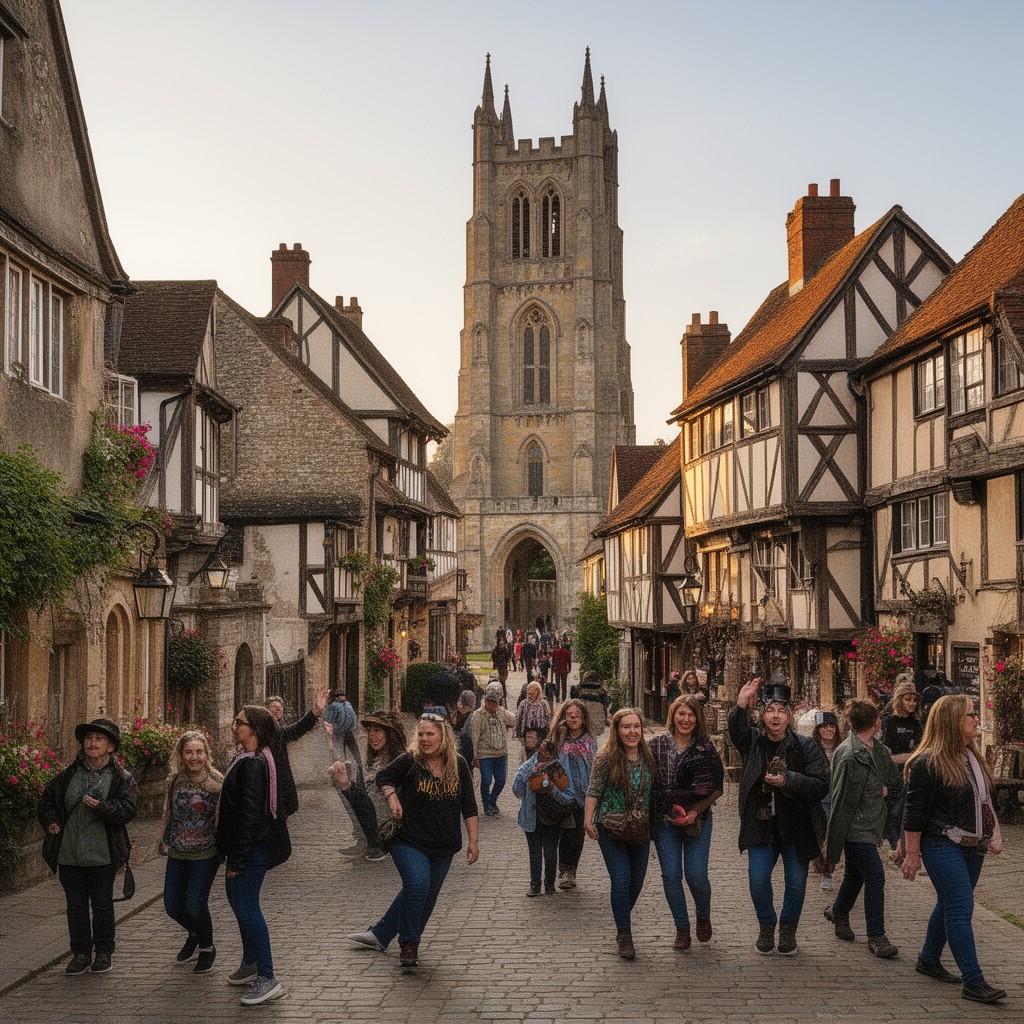AI-generated illustration of Tewkesbury