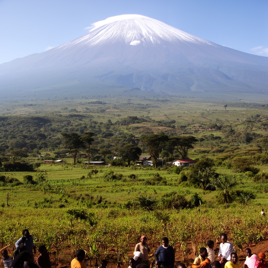 AI-generated illustration of Kilimanjaro Region