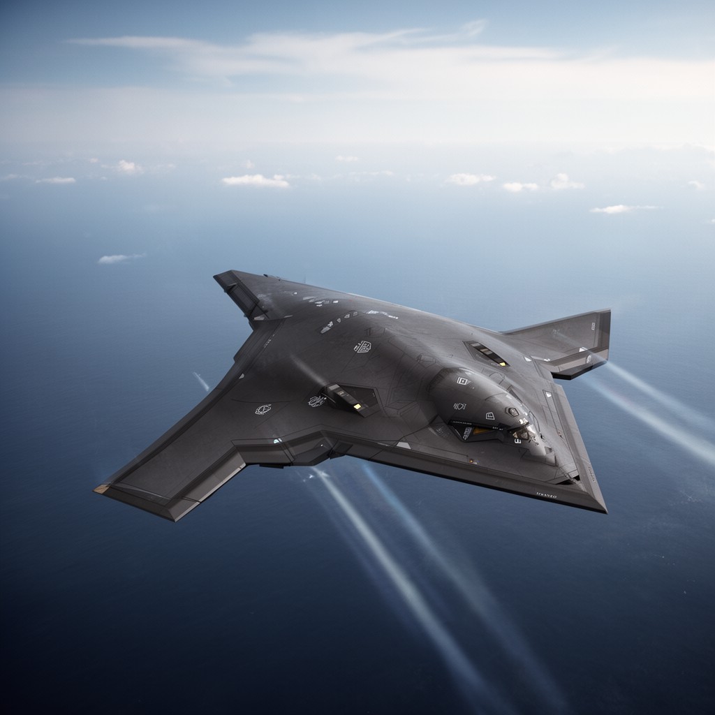AI-generated illustration of B-2 Spirit