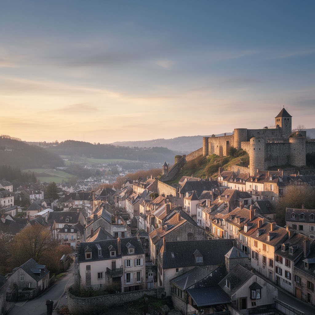 AI-generated illustration of town of Bitche
