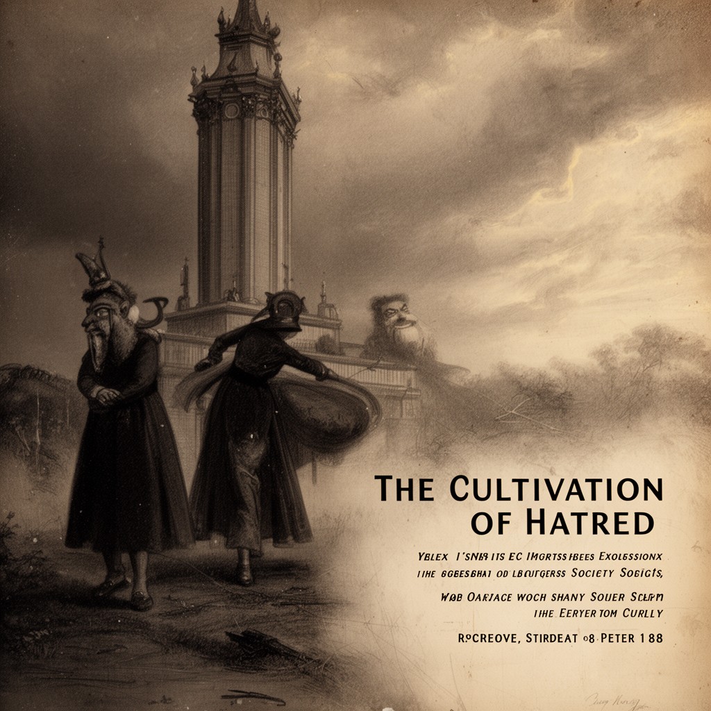 AI-generated illustration of The Cultivation of Hatred