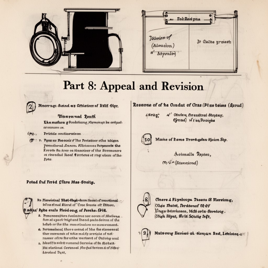 AI-generated illustration of Part 8: Appeal and Revision