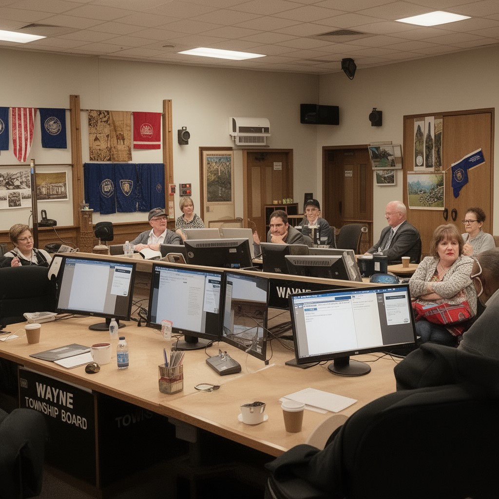 AI-generated illustration of Wayne Township Board