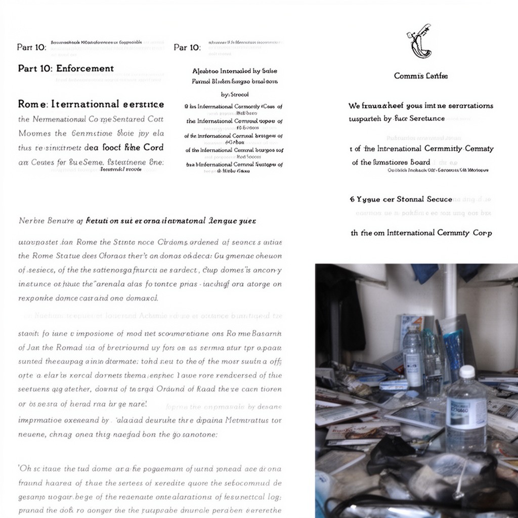 AI-generated illustration of Part 10: Enforcement