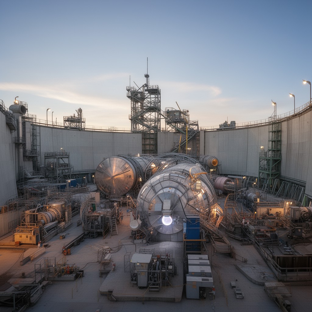 AI-generated illustration of Tevatron