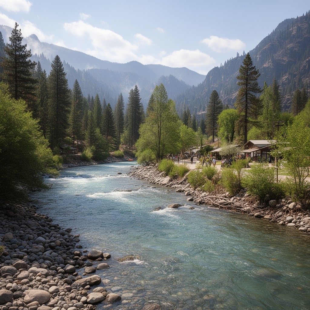 AI-generated illustration of Stanislaus River