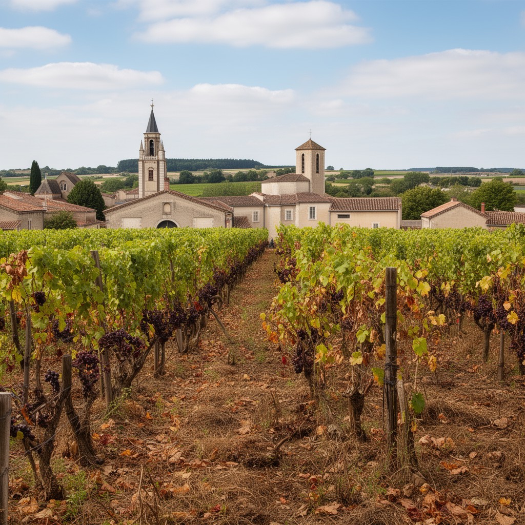 AI-generated illustration of Bourgueil