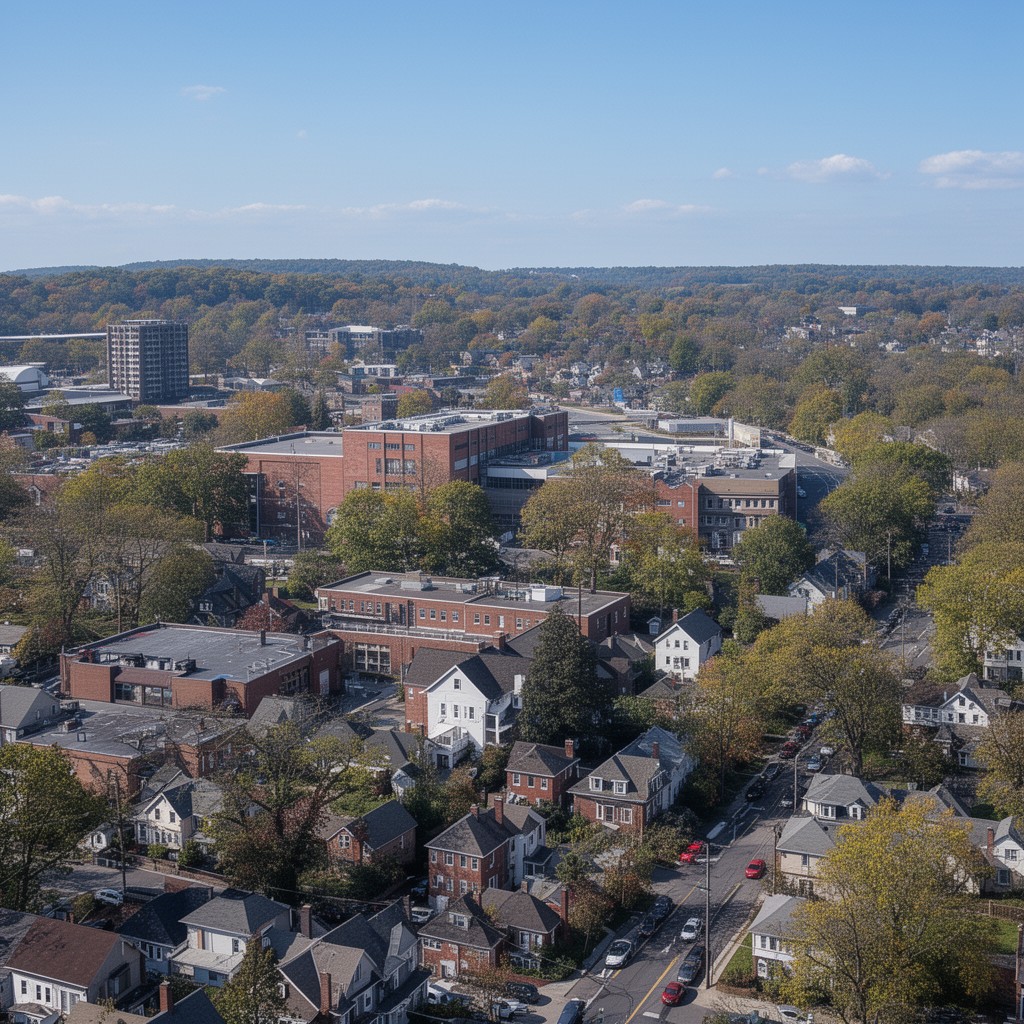 AI-generated illustration of Roseland, New Jersey