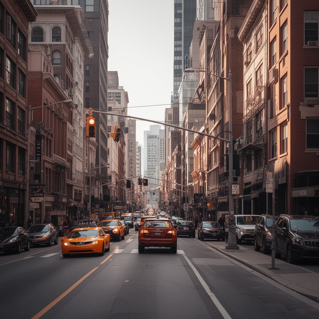 AI-generated illustration of Race Street