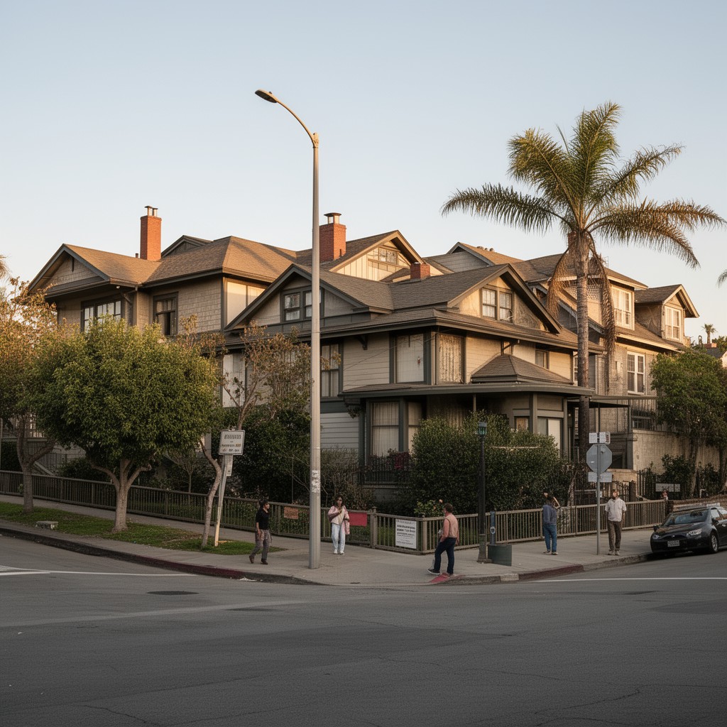 AI-generated illustration of Jefferson Park Historic District