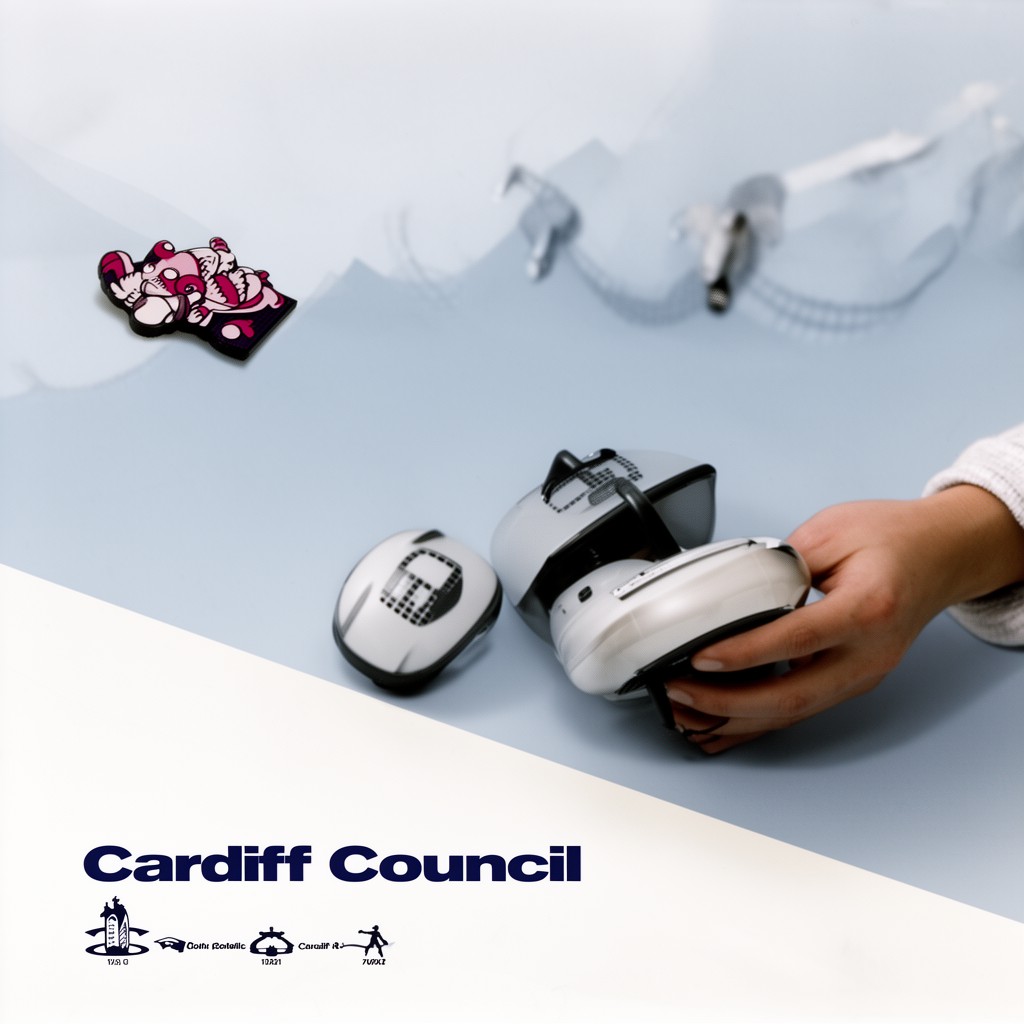 AI-generated illustration of Cardiff Council