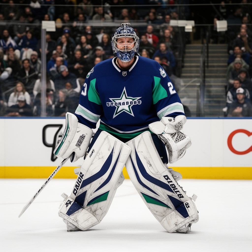 AI-generated illustration of Ed Belfour