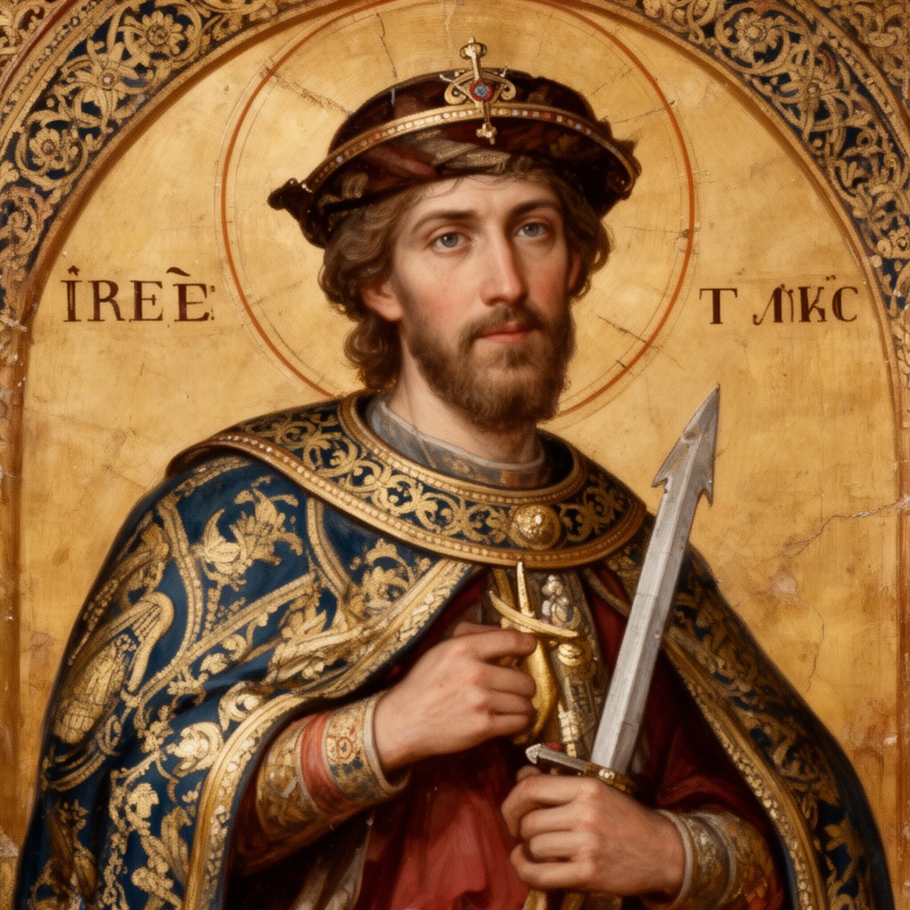 AI-generated illustration of Emperor Constantine VI