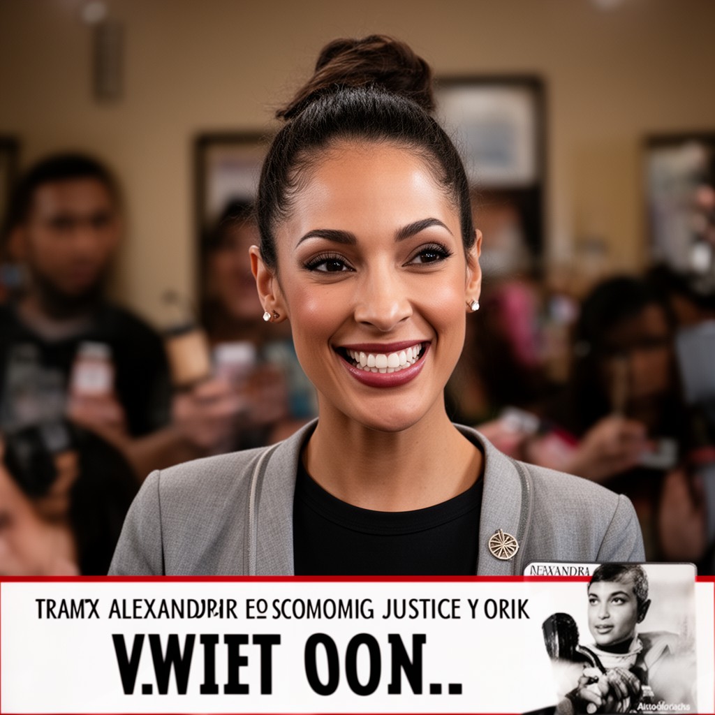 AI-generated illustration of Alexandria Ocasio-Cortez