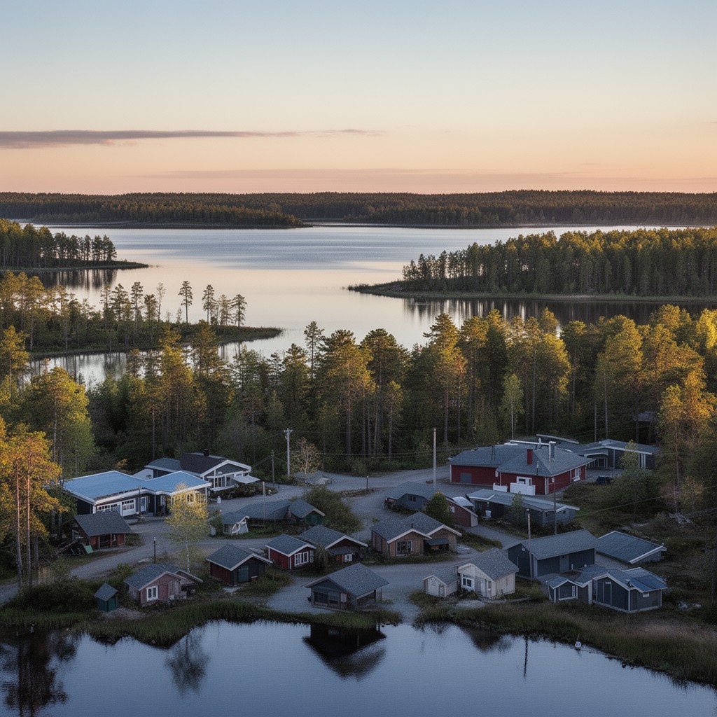 AI-generated illustration of Kirkkonummi, Finland