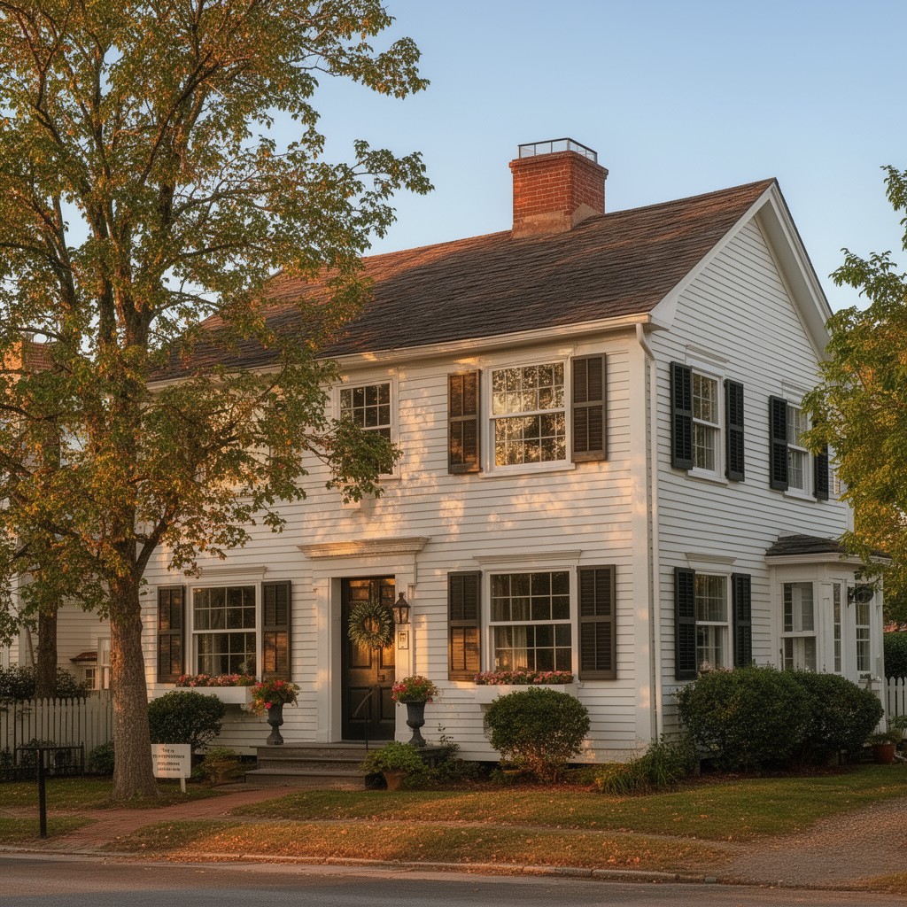 AI-generated illustration of John Quincy Adams Birthplace