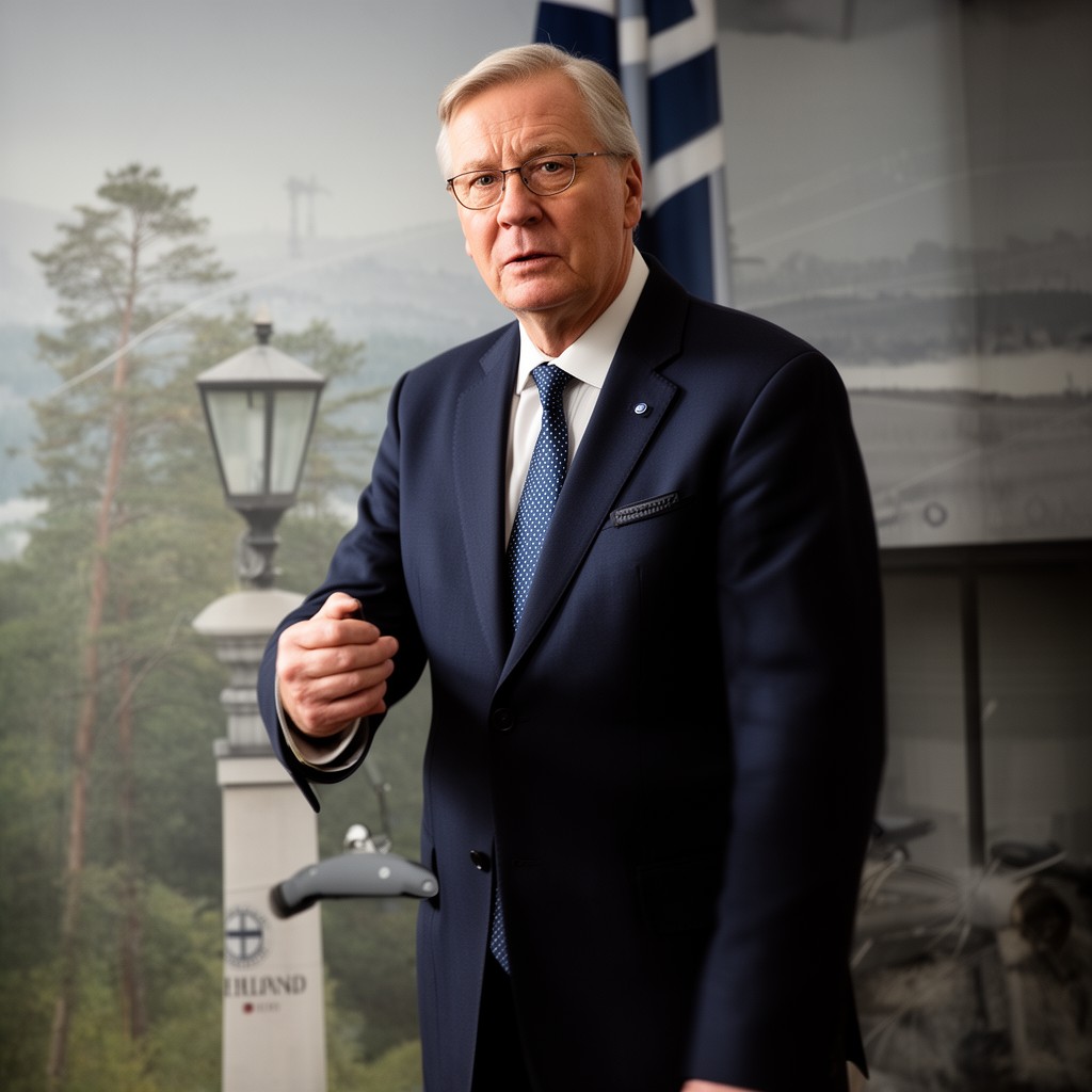 AI-generated illustration of President of Finland