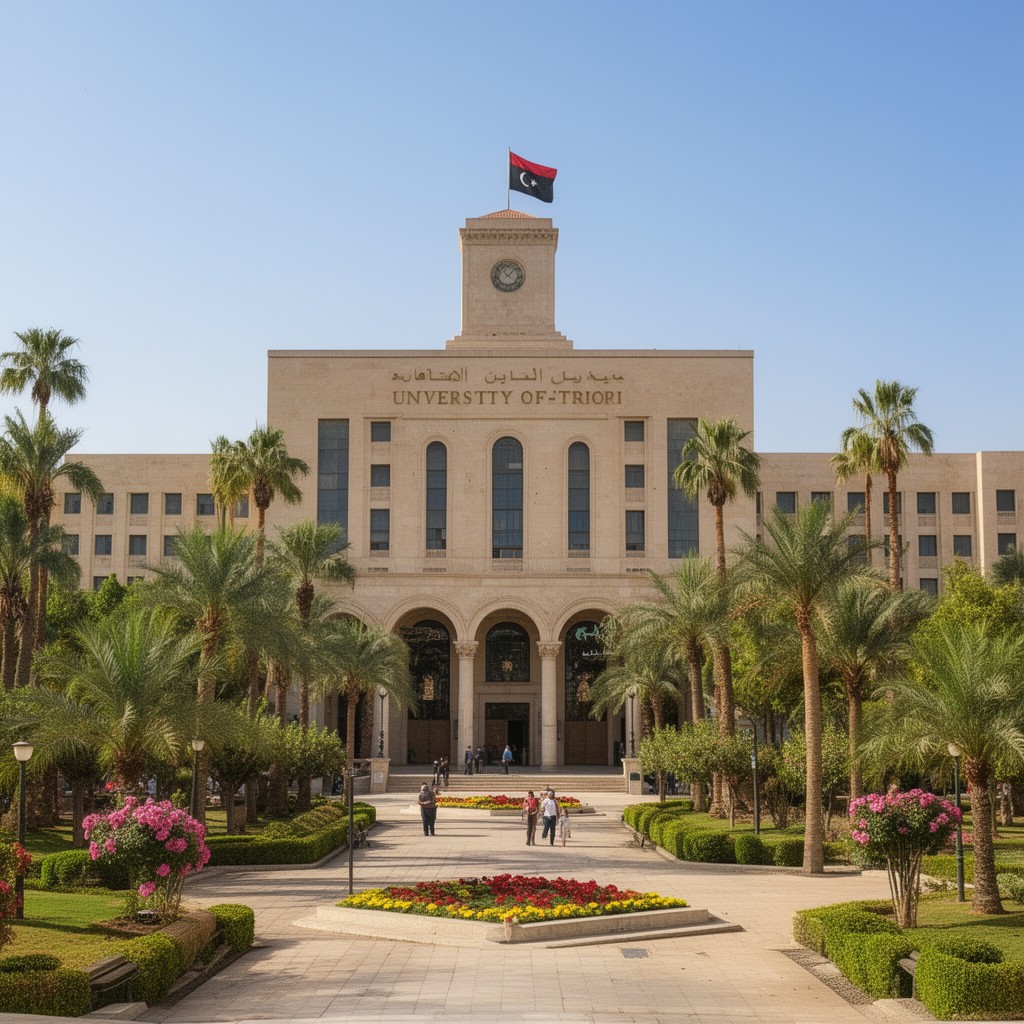 AI-generated illustration of University of Tripoli