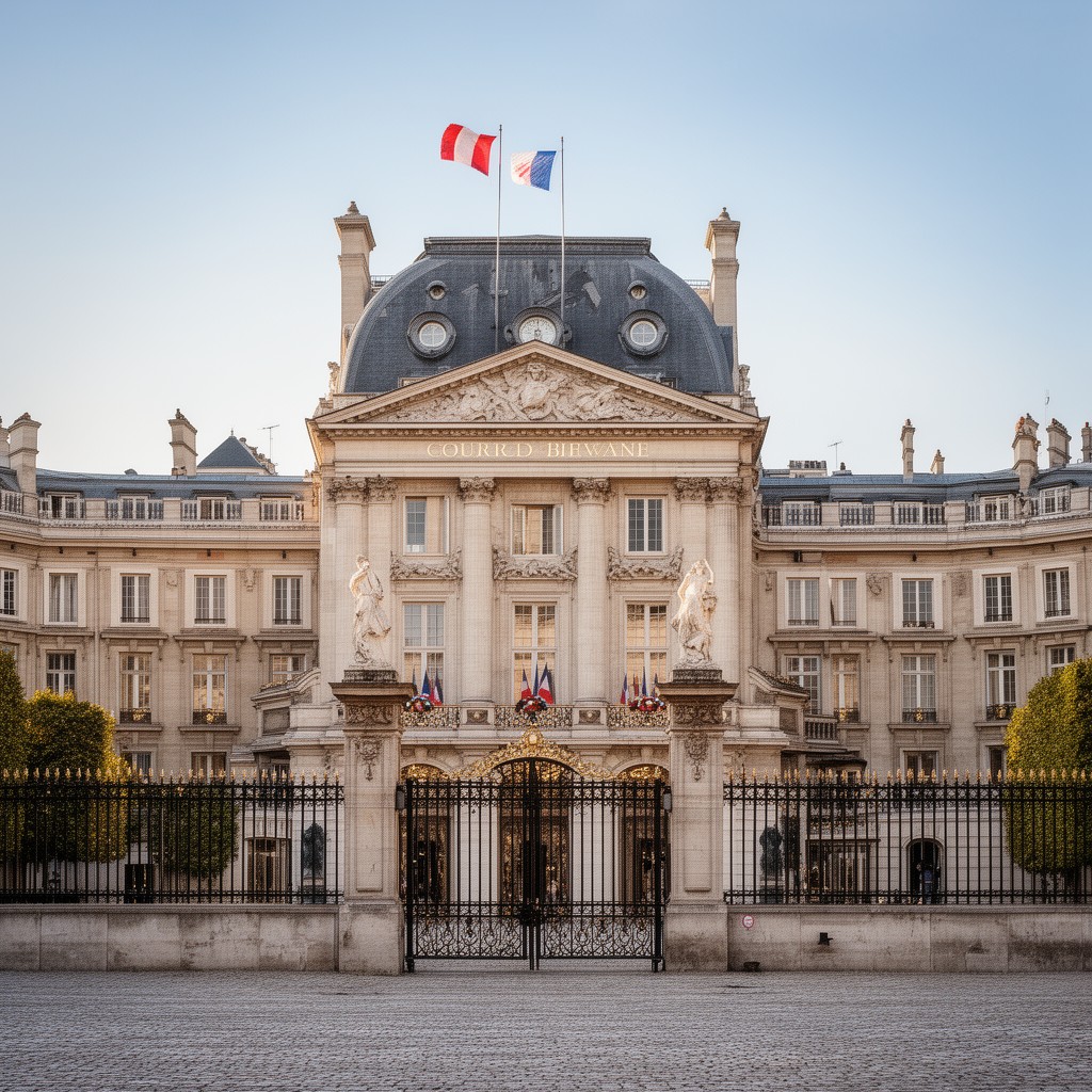 AI-generated illustration of Cour d’honneur
