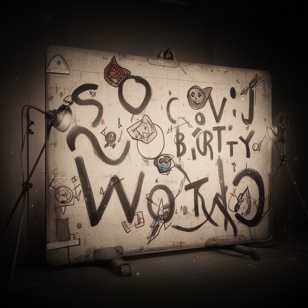 AI-generated illustration of Seven Dirty Words