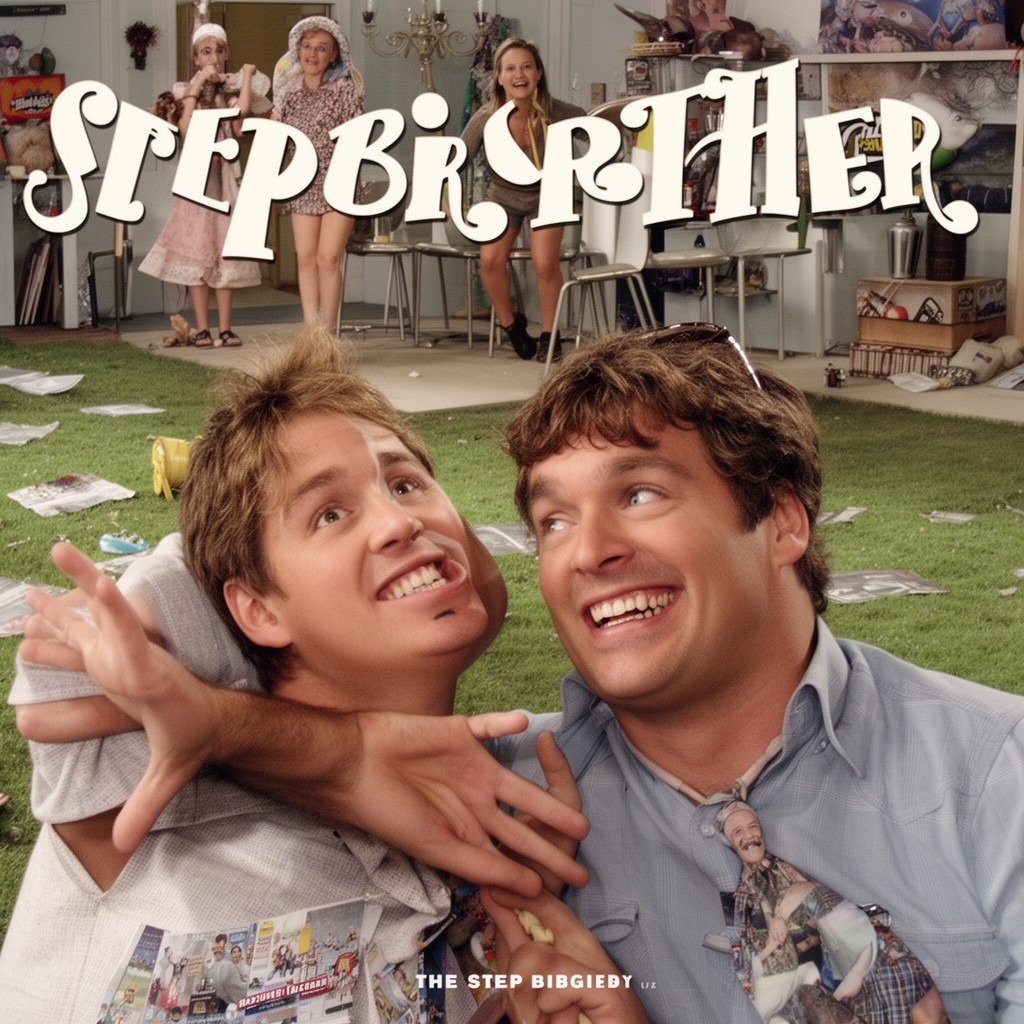 AI-generated illustration of Step Brothers