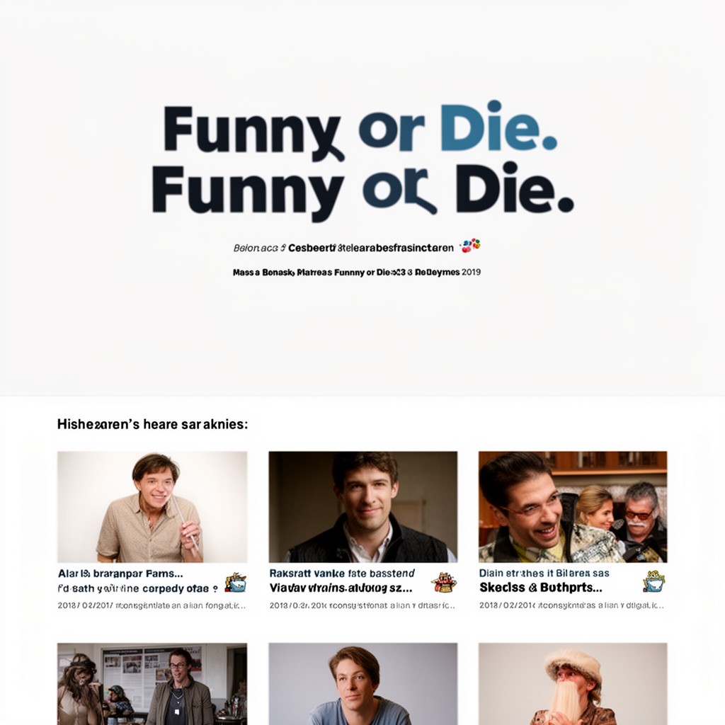 AI-generated illustration of Funny or Die