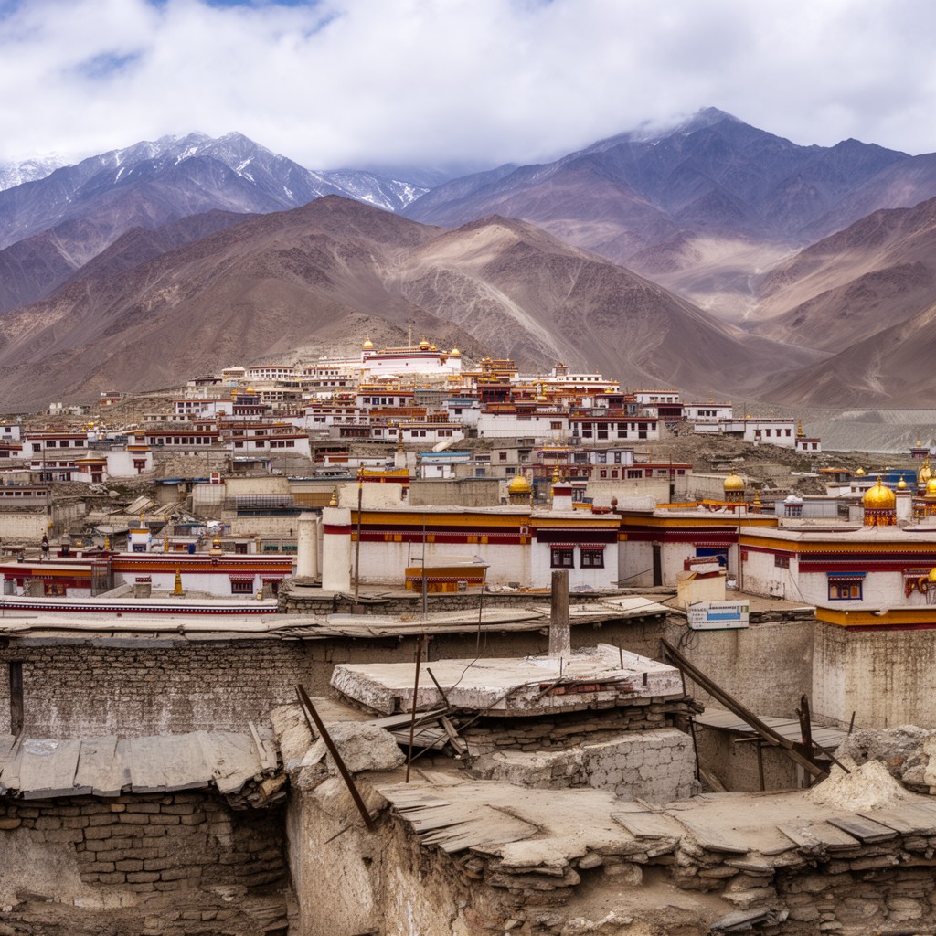 AI-generated illustration of Ladakh