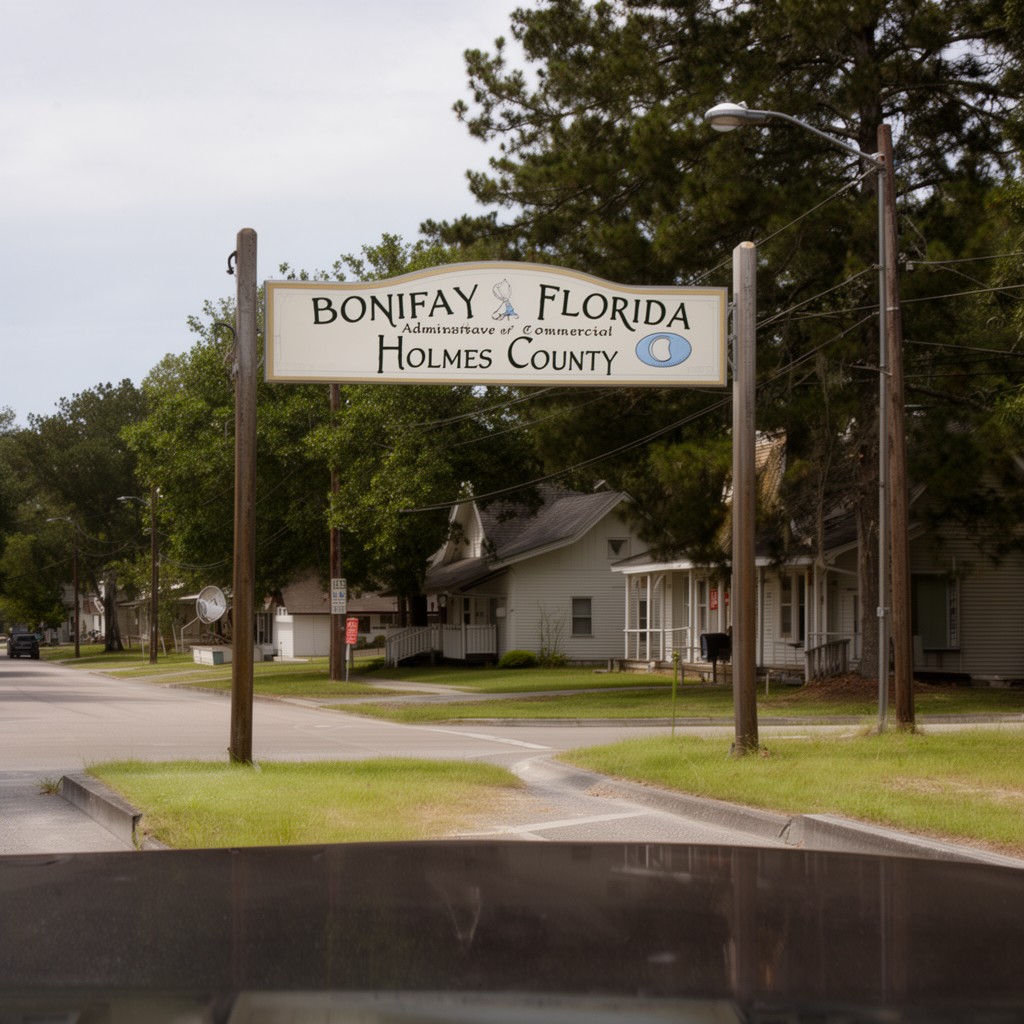 AI-generated illustration of Bonifay, Florida