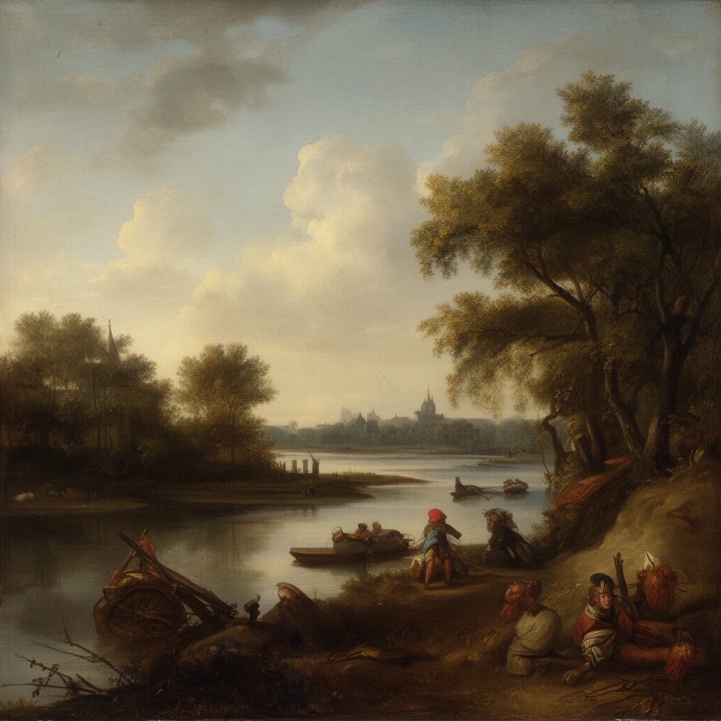 AI-generated illustration of Herman Saftleven