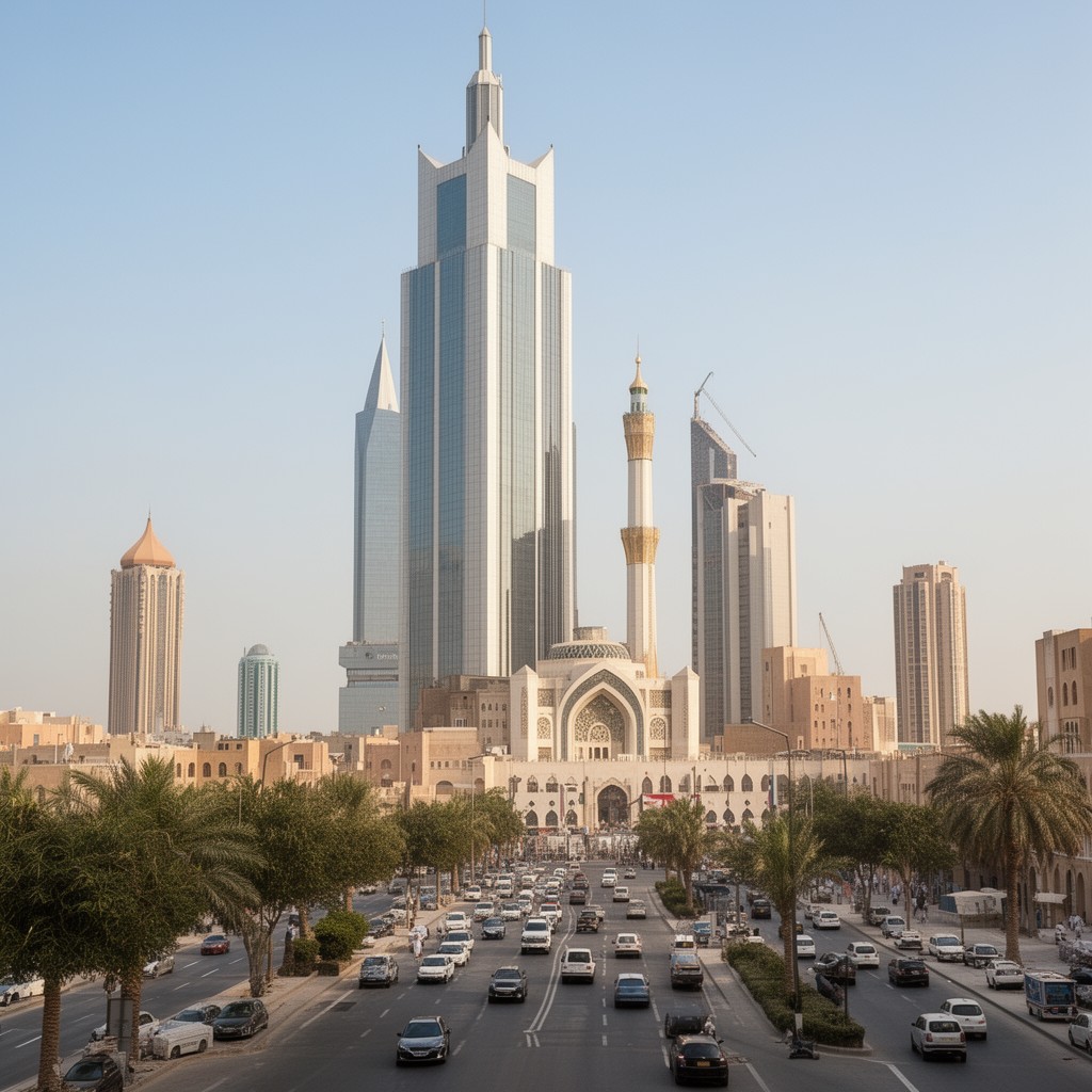 AI-generated illustration of Kuwait Governorate of Al Asimah